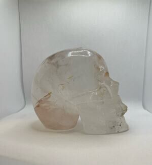 Large Clear Quartz Crystal Skull
